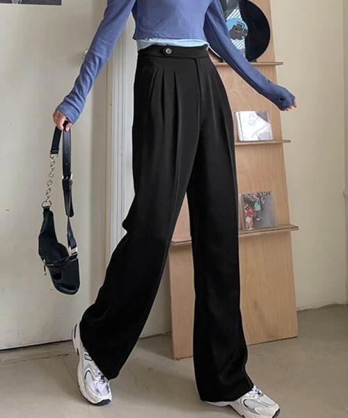 ベストストア Beststore スラックスパンツ ハイウエスト