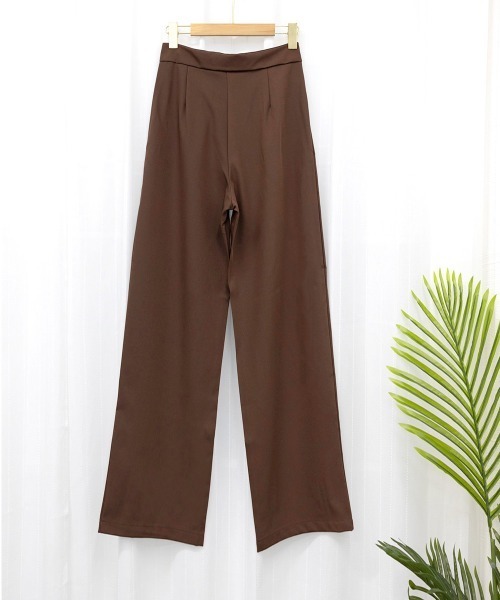 miniministore スラックス パンツ セミワイドパンツ レディース
