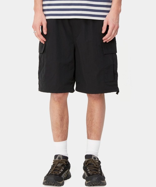 04M896◯Carhartt ブラック リップストップ ハーフパンツ ショーツ Carhartt WIP セール開催中 カーハート ショートパンツ CARHARTT