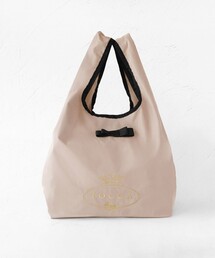 TOCCA リボンエコバッグ　ブラック ポケッタブル】PRESENT RIBBON ECOBAG エコ
