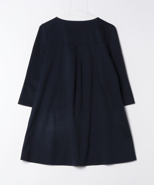 TO BE CHIC」 7分袖ワンピース 40 ネイビー レディース : 84146138 