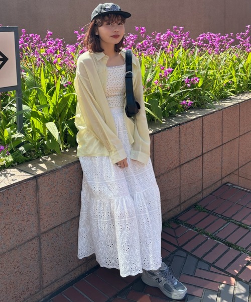 スカート the virgins cotton lace skirt the Virgins cotton skirt | the Virgins