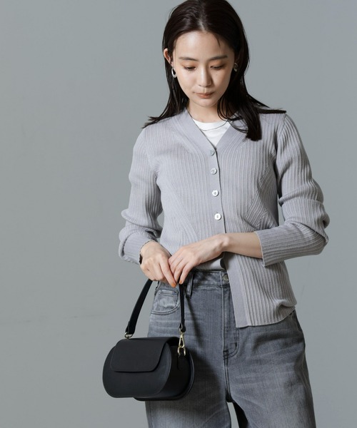 NANO universe（ナノ・ユニバース） カーディガン 毛玉レスニットV