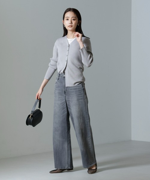 NANO universe（ナノ・ユニバース） カーディガン 毛玉レスニットV