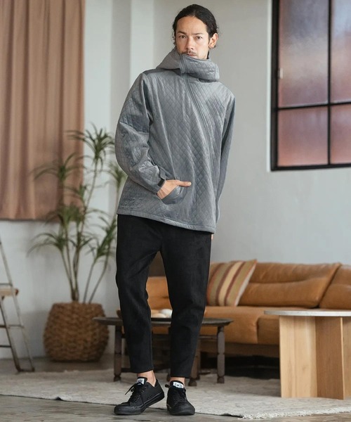 CAMBIO（カンビオ） パーカー mpa3556-Velvet Quilted Zip Up Parka