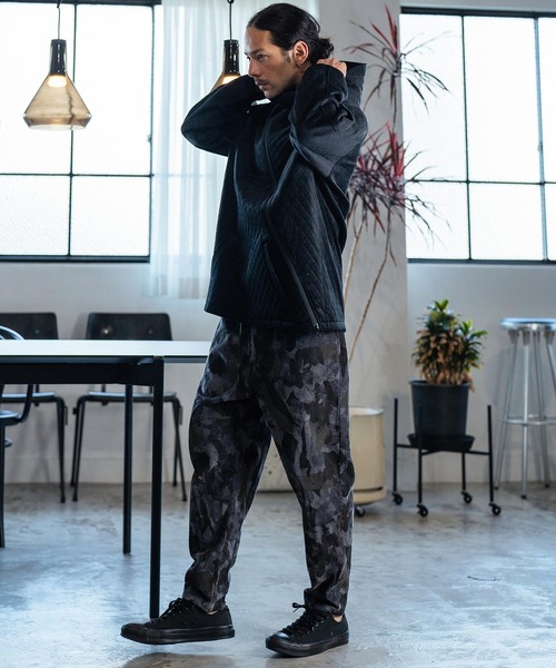 CAMBIO（カンビオ） パーカー mpa3556-Velvet Quilted Zip Up Parka