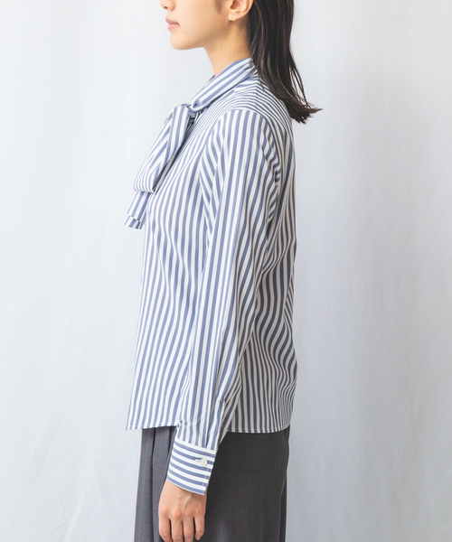 NARACAMICIE ブラウス シャツ 「NARACAMICIE」ストライプ