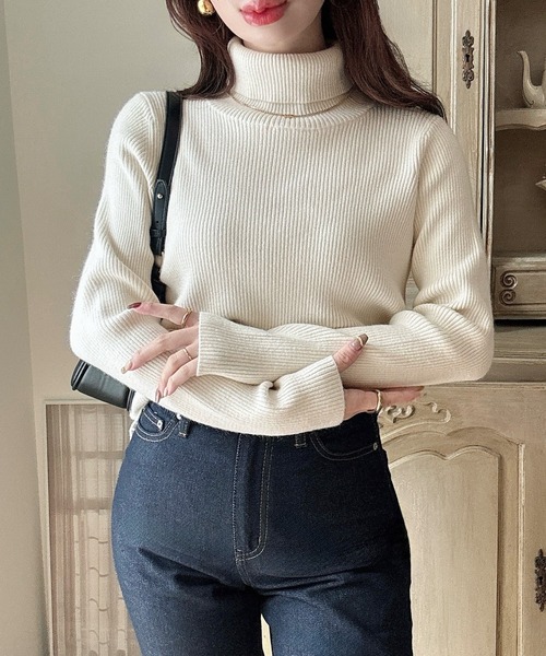 Meiru ニット セーター 「選べる」ラメリブニット レディース