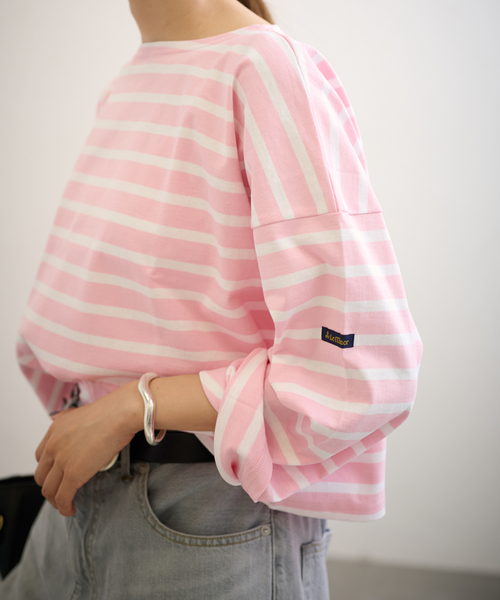 FRAMeWORK tシャツ Tシャツ Le minor/ルミノア クロップド ワイド 