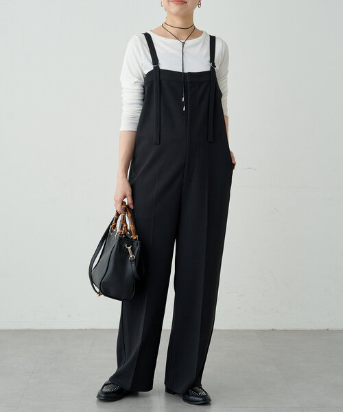 Loungedress ワンピース カットジョーゼットオールインワン