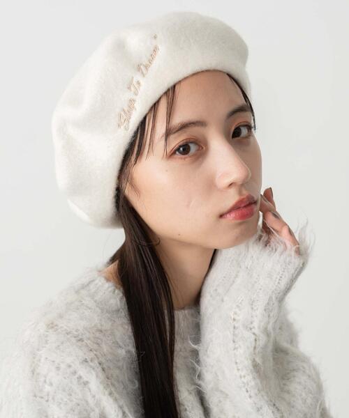WEGO（ウィゴー） 帽子 ベレー帽 WEGO/刺繍ロゴベレー レディース