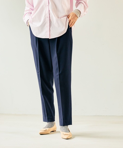 Elura（エルーラ） パンツ スリムウォームテーパードパンツ「低身長