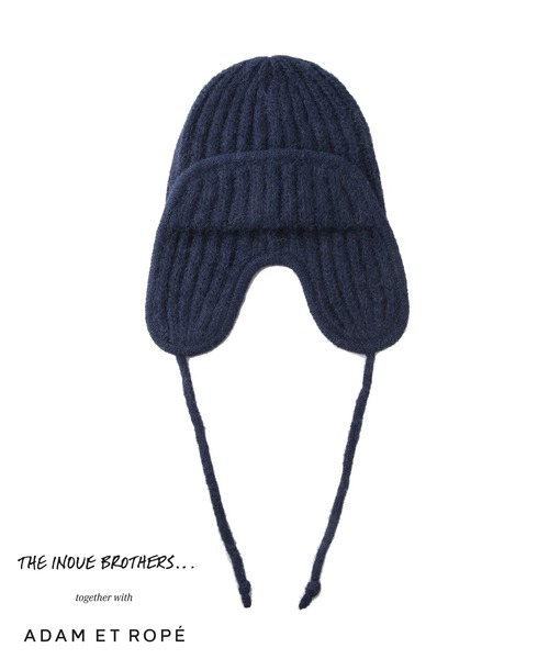 THE INOUE BROTHERS　イヤーマフニット帽　UNISEX 美品 THE INOUE BROTHERS ニット帽 ニットキャップ 「THE BROTHERS