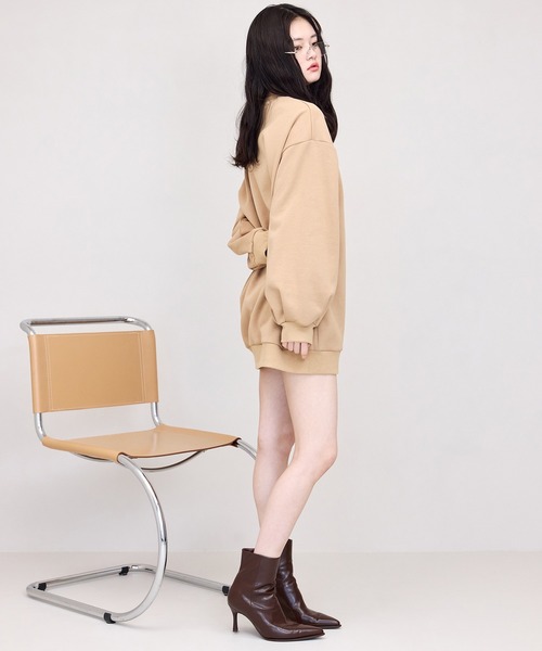 eimy istoire ワンピース エンボススウェットワンピース