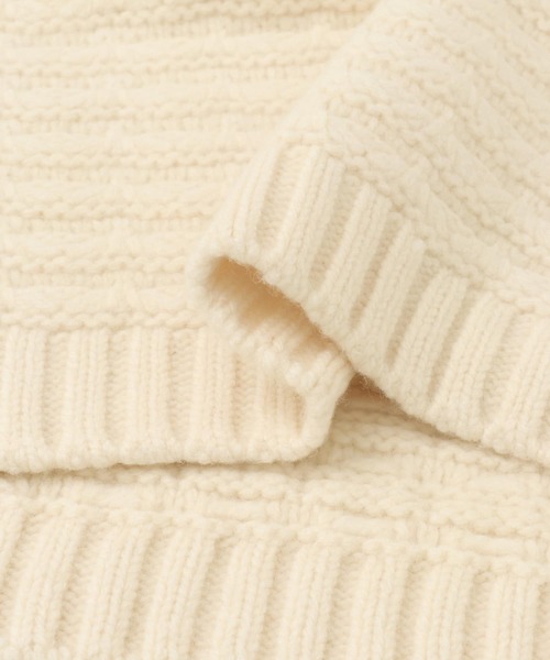 ニット セーター le　TEXTURED KNIT SHORT-SLEEVE レディース ニット セーター le TEXTURED KNIT SHORT-SLEEVE レディース