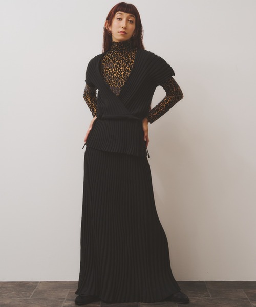 PERNA ワンピース カシュクールニットワンピ レディース : ZOZOTOWN 