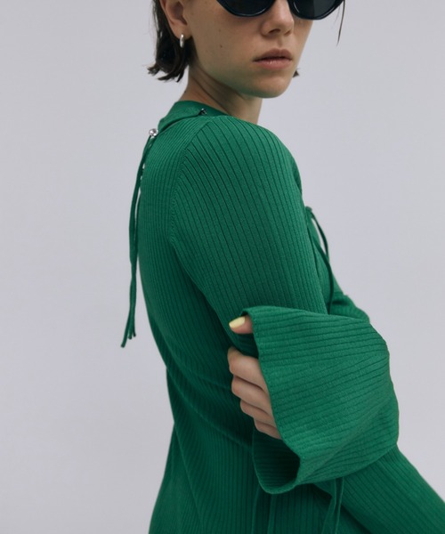ジョゼムーンLONG ZIP KNIT DRESS jose moon LONG ZIP KNIT DRESS(F WHITE): DRESSjosemoon