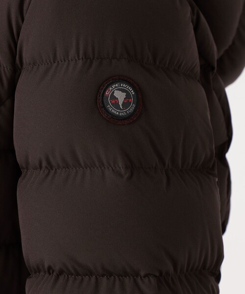 CAPEHORN/SANTACRUZ ECOFUR (新品.タグ付)95700円 CAPEHORN ダウンコート ダウンジャケット CAPE HORN SANTACRUZ