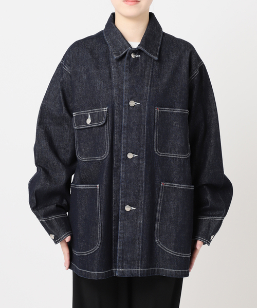 ✡【新品未使用タグ付き】RED CARD Chore Coat RED CARD】デニムジャケット Chore Coat カバーオール ユニ