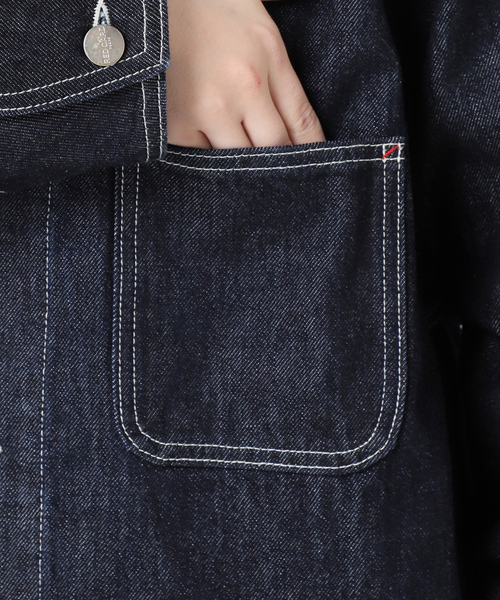✡【新品未使用タグ付き】RED CARD Chore Coat RED CARD】デニムジャケット Chore Coat カバーオール ユニ