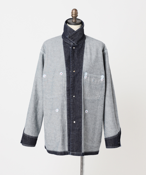 ✡【新品未使用タグ付き】RED CARD Chore Coat RED CARD】デニムジャケット Chore Coat カバーオール ユニ