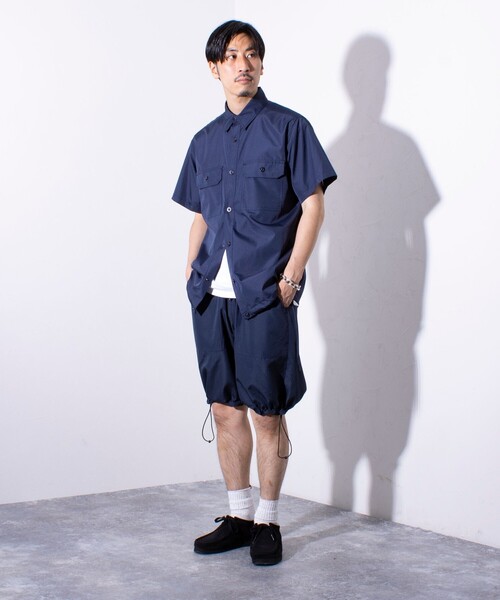 ATON 6 25SS 半袖シャツ ハーフスリーブ ATON シャツ ATON COTTON LAWN OS SHORT-SLEEVE SHIRTS メンズ