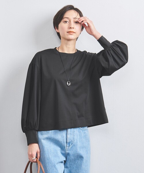 UNITED ARROWS  ポンチボリュームスリーブカットソー BEAUTY&YOUTH UNITED ARROWS（ビューティーアンドユース