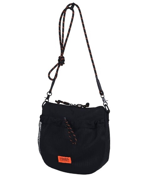 [美品] UNIVERSAL OVERALL ショルダーバック UNIVERSAL OVERALL ショルダーバッグ バッグ / Front mesh zile