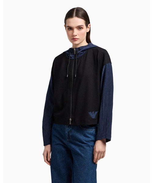 エンポリオアルマーニ　アウター　フード付　8A130cm EMPORIO ARMANI ブルゾン アウター 「エンポリオ アルマーニ