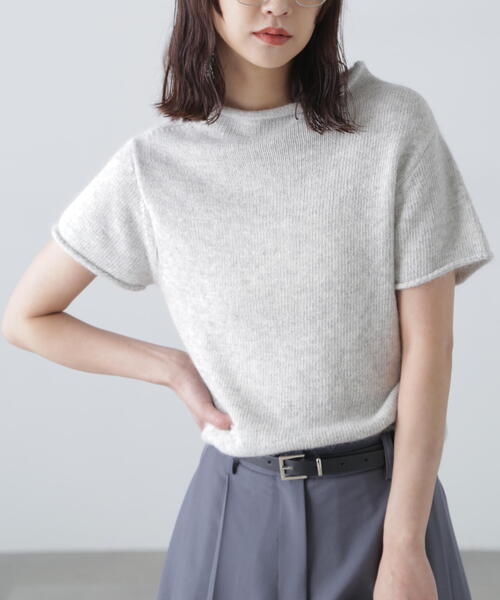 【限定特価】 アンゴラニット半袖セーター（ファッション）のおすすめ人気商品 トップス