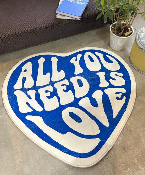 CALIFORNIA OUTFITTERS ラグ ラグマット 3-2A33 ラグマット ハート型