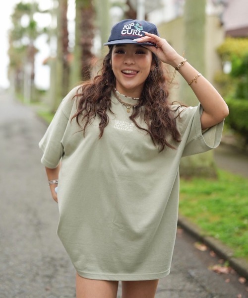tシャツ moeka - SUNOUTFIT ショート＆オーバーロゴTシャツ made in INTERFACTORY レディース