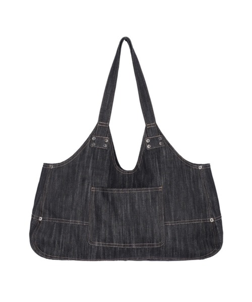 [FANCY CLUB] BIG POCKET DENIM SHOULDER バッグ★韓国★人気★ FANCY CLUB ショルダーバッグ バッグ 「FANCY CLUB」BIG POCKET
