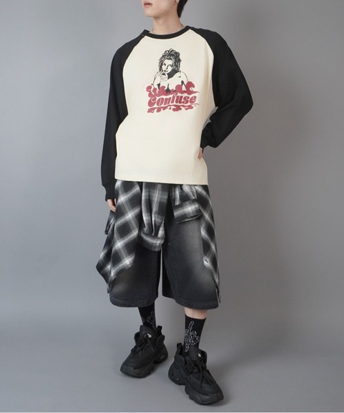SPINNS（スピンズ） ハーフパンツ ワイドパンツ パンツ ヴィンテージ