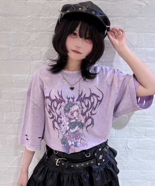 バ*ち様 TRAVASTOKYO トラバストーキョー キキララ Tシャツ トラバストーキョー キキララ コラボ Tシャツ - メルカリ