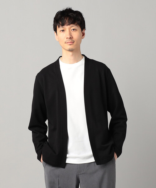 COMME CA MEN（コムサメン） カーディガン 泉州編み和紙カノコ ハッピ