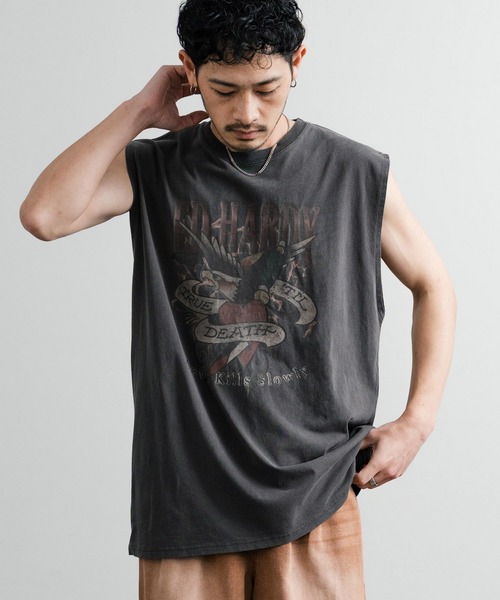【美品】エドハーディー　タンクトップ Ed Hardy タンクトップ ED HARDY エドハーディー ピグメント