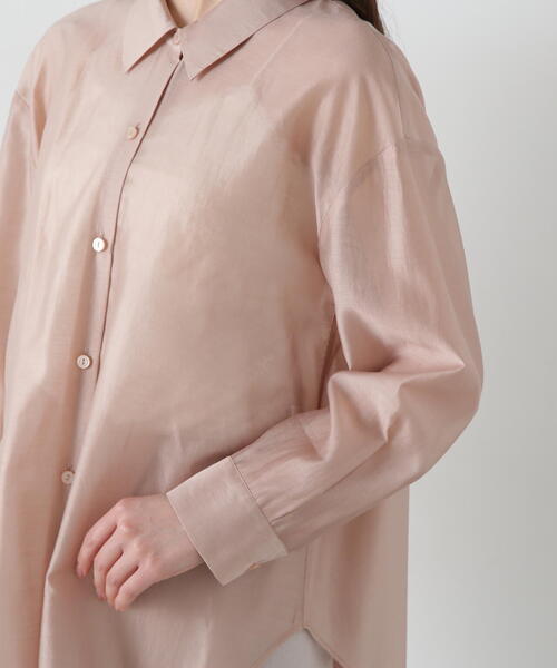 PROPORTION BODY DRESSING ブラウス シャツ シアーシャーリング