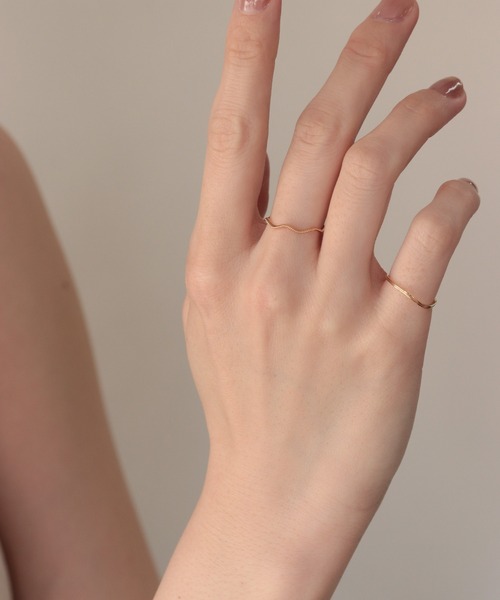 NOIR DE POUPEE 指輪 リング K10 layer ring ピンキーリング