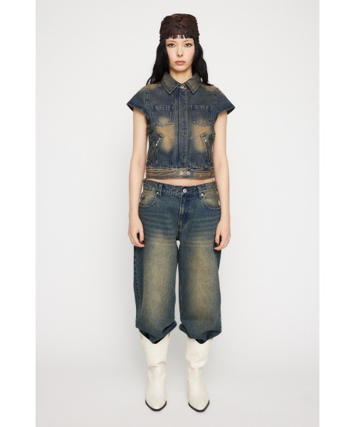 LAGUA GEM POINT WASH CLASSIC ストレートデニム POINT WASH CLASSIC ストレートデニム（デニムパンツ）｜LAGUA