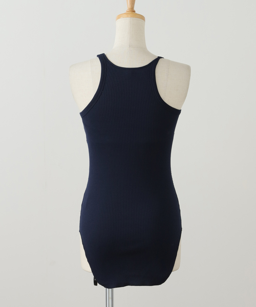 HAKUJI 「HAKUJI/ハクジ」Organic cotton asym bra TT：タンク
