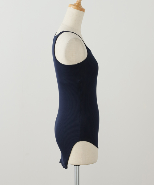 HAKUJI 「HAKUJI/ハクジ」Organic cotton asym bra TT：タンク