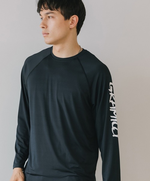 GRAMICCI（グラミチ） tシャツ UPF- Shield Long Sleeve Top 袖ロゴ