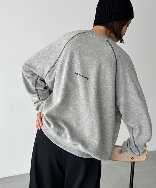 「CANAL JEAN」 スウェットカットソー ONE SIZE グレー レディース