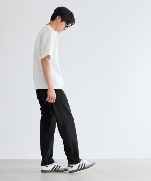 coca スラックス カノコイージーテーパードスラックス メンズ