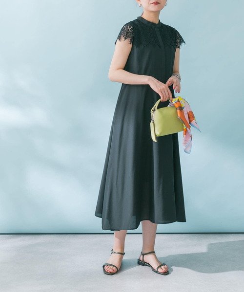 URBAN RESEARCH ROSSO 半袖 ワンピース モカ URBAN RESEARCH ROSSO WOMEN」 半袖ワンピース FREE モカ