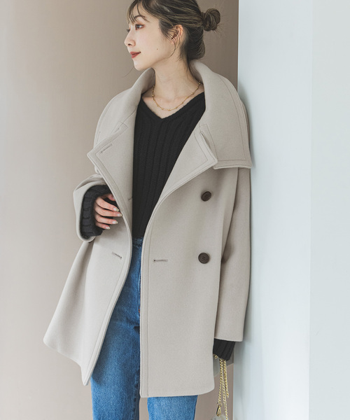 NOBLE（ノーブル） コート - ベージュ レディース : ZOZOTOWN Yahoo!店