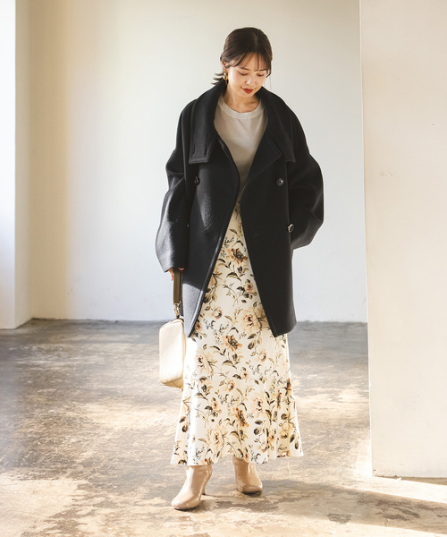 NOBLE ベージュ コート NOBLE（ノーブル） コート 36 ベージュ レディース : ZOZOTOWN Yahoo