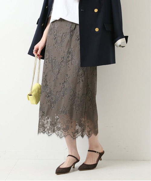U by SPICK&SPAN レーススカート　新品未使用 セール】≪追加≫カットワークレーススカート5◇（スカート）｜U
