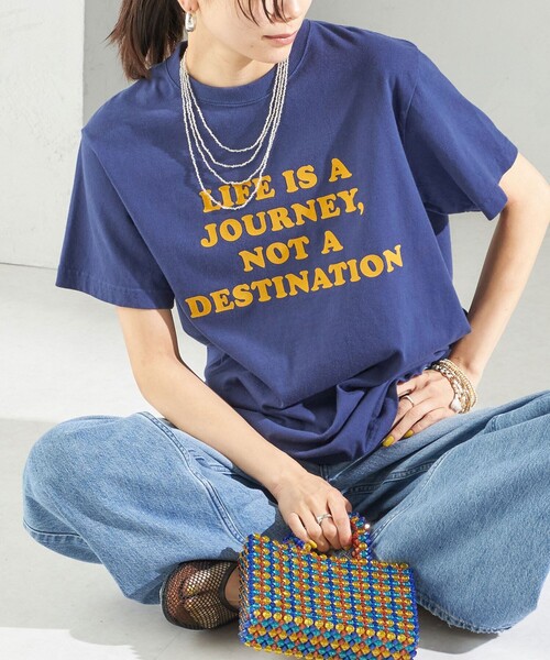 tシャツ 「SHIPS別注」Odub:「手洗い可能」プリント TEE レディース Odub tシャツ 「SHIPS別注」Odub:「手洗い可能」プリント TEE